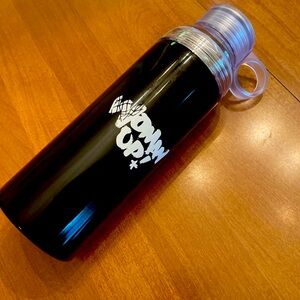 Black Water Bottle with Logo